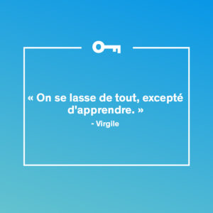 Une citation de Virgile.