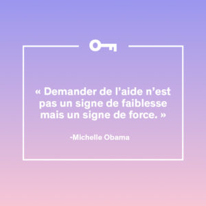 Une citation de Michelle Obama.