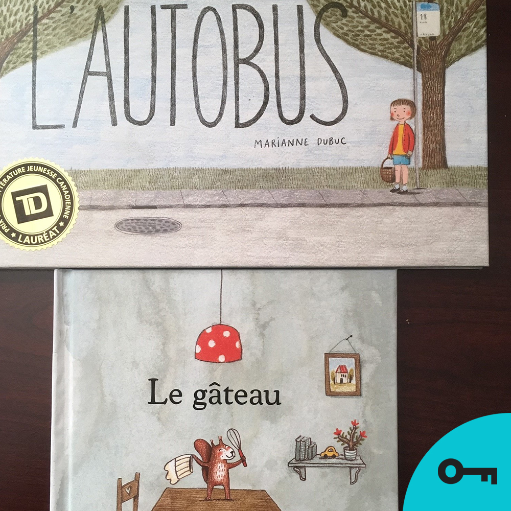 Couvertures des livres jeunesse L'autobus et le gâteau de Marianne Dubuc