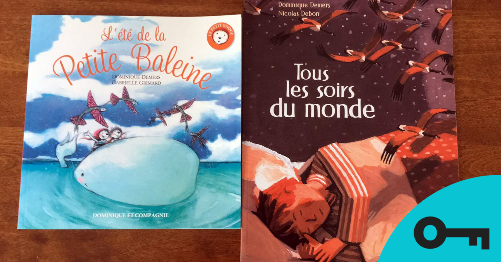 Deux livres de l'auteure québécoise Dominique Demers