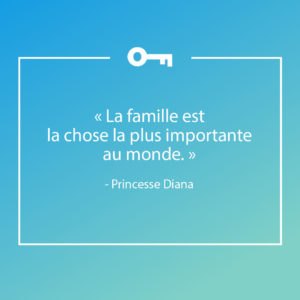 Une citation de la Princesse Diana au sujet de la famille.