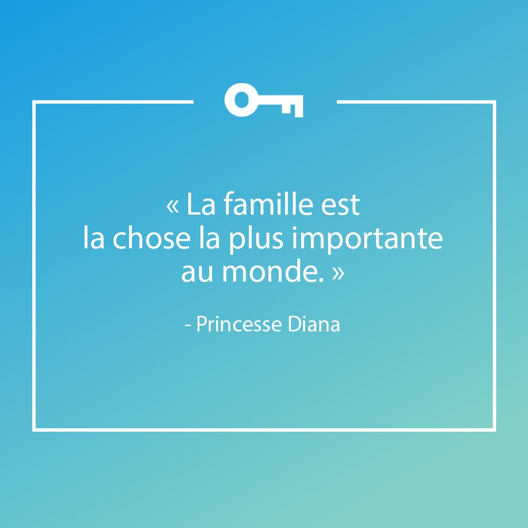 Une citation de la Princesse Diana au sujet de la famille.